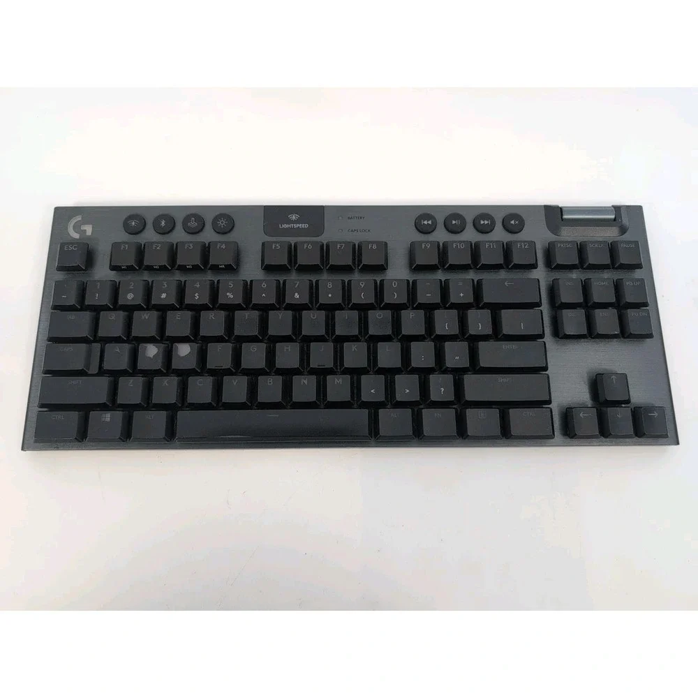 Logitech G915 TKL Lightspeed Wireless Tactile YR0076 Black Keyboard - No‎ Dongle